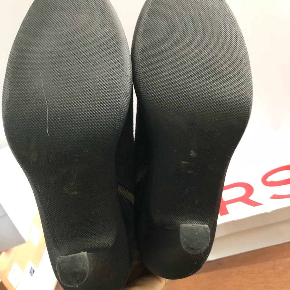 Michael Kors Floozy Black Suede Stiletto Boot - 8 - Picture 5 of 6